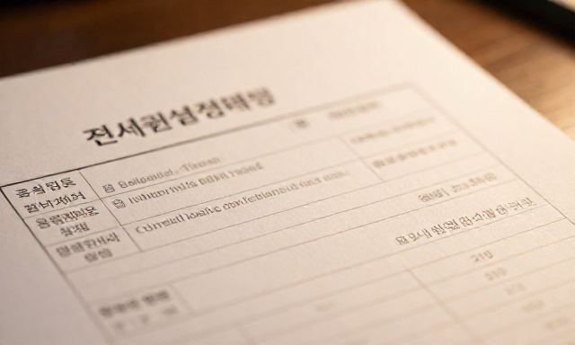 전세권설정비용 관련 이미지 - 전세권설정비용 총정리: 등록세부터 법무사 수수료까지