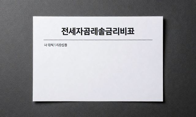 전세자금대출금리비교 관련 대표 이미지